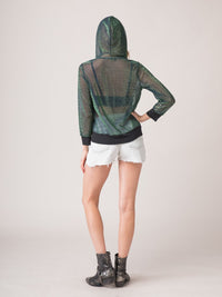  Legends & Vibes Marian Sheer Iridescent Hoodie | Vegan Scene