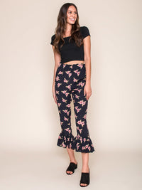 Legends & Vibes Palms Ruffle Pant | Vegan Scene