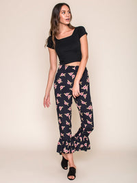 Legends & Vibes Palms Ruffle Pant | Vegan Scene