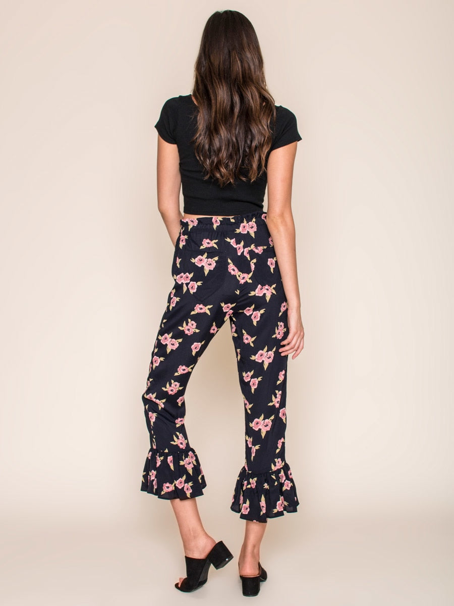 Legends & Vibes Palms Ruffle Pant | Vegan Scene