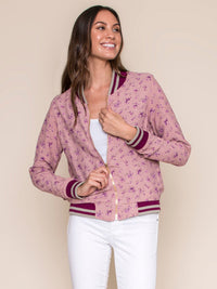 Legends & Vibes Paloma Floral Bomber Jacket | Vegan Scene