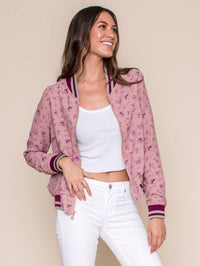 Legends & Vibes Paloma Floral Bomber Jacket | Vegan Scene