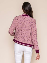  Legends & Vibes Paloma Floral Bomber Jacket | Vegan Scene