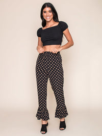 Legends & Vibes Palms Ruffle Pant | Vegan Scene