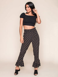  Legends & Vibes Palms Ruffle Pant | Vegan Scene