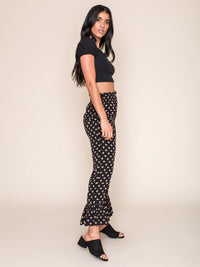 Legends & Vibes Palms Ruffle Pant | Vegan Scene