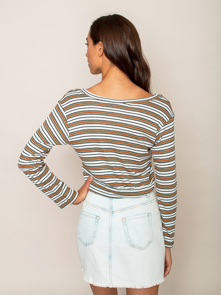 Legends & Vibes Olive Long-Sleeve Crop Top | Vegan Scene