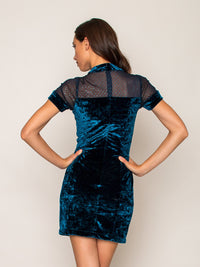 Legends & Vibes Bocca Velvet Mini Dress | Vegan Scene