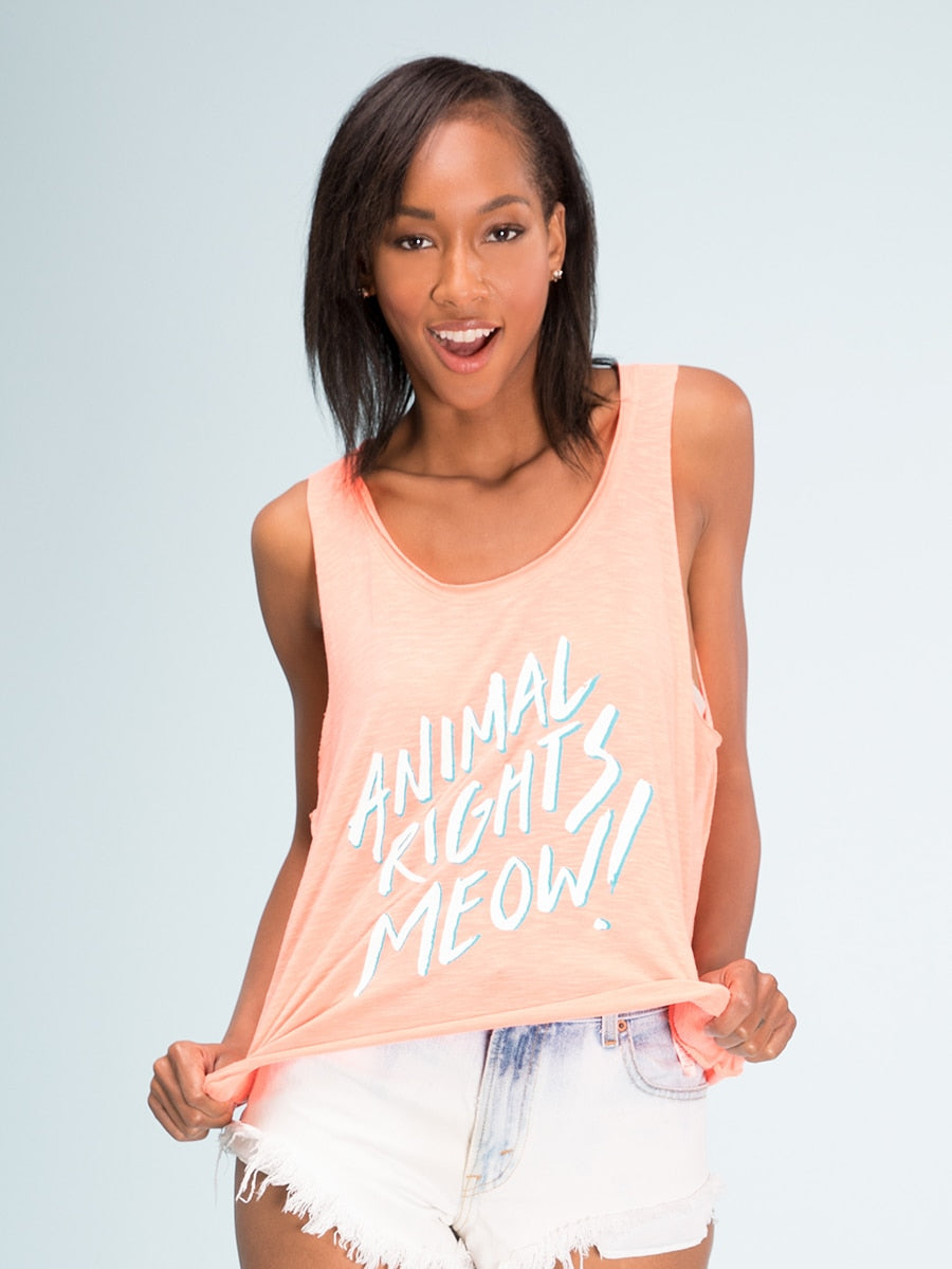 Vegan Scene Animal Rights Meow Tank