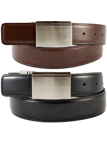 Men's Reversible Vegan Leather Belt