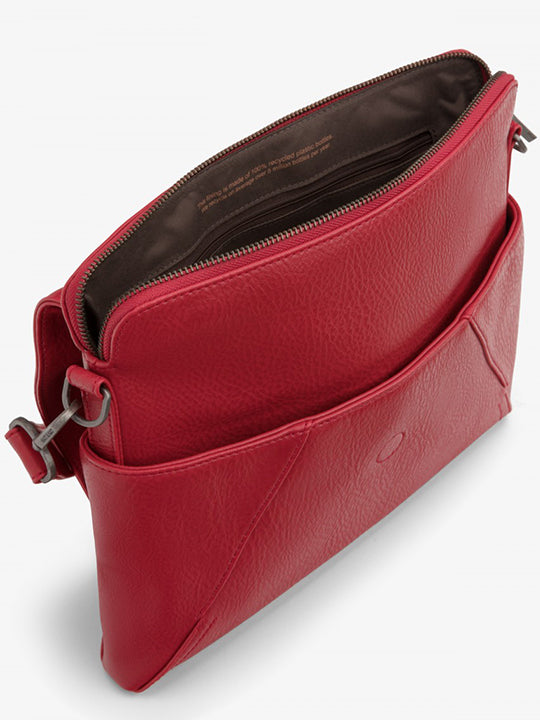 Zippy Coin Purse - Red | Genuine Leather