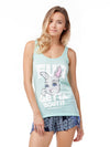  Vegan Scene Fur Getta 'Bout It Tank | Mint | Vegan Scene