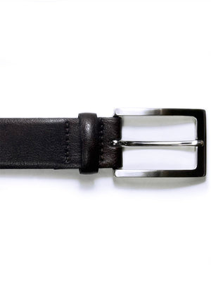 Wills London 3cm Belt | Dark Brown | Shop Vegan Leather Belts at Vegan Scene