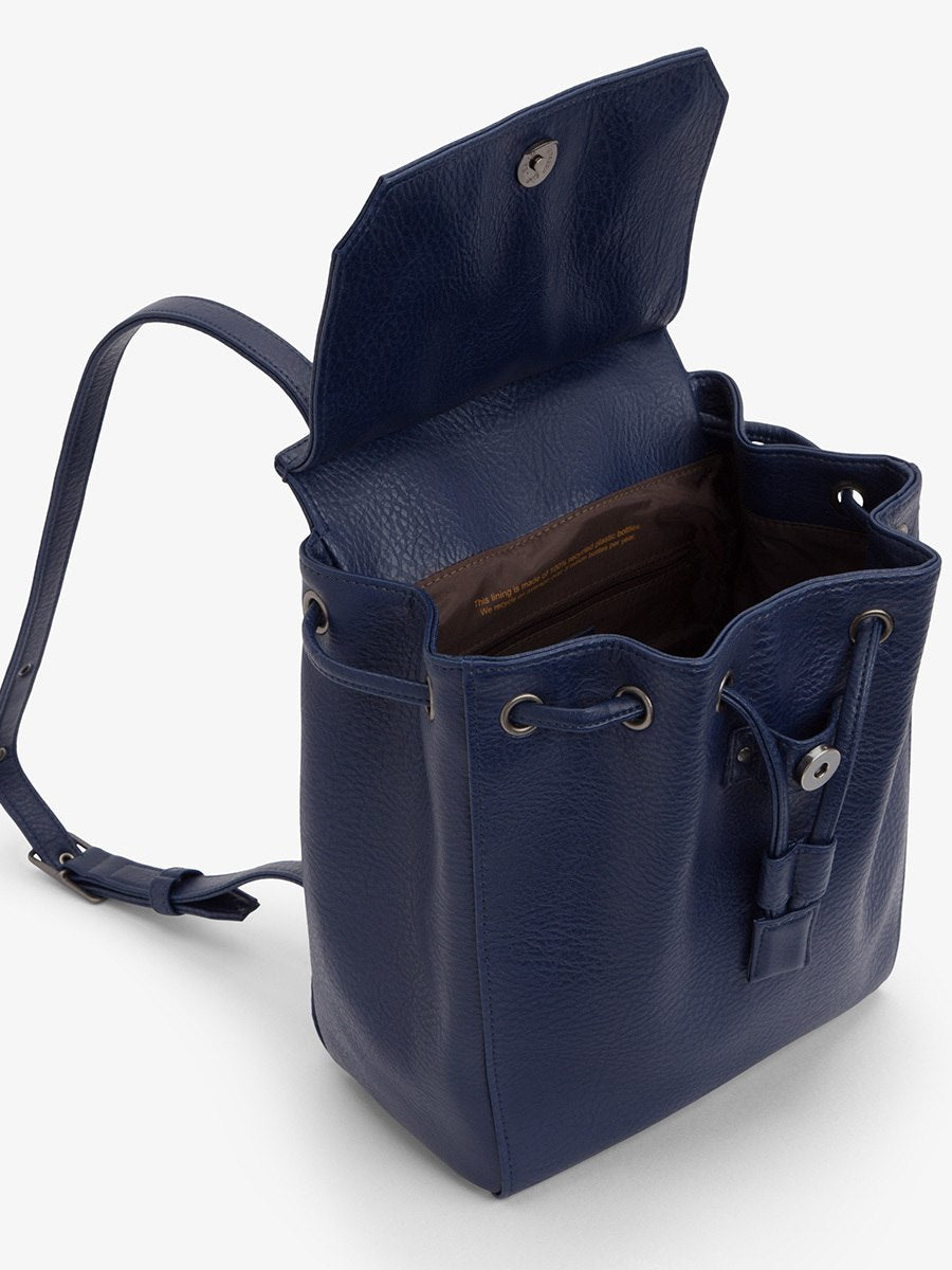 Matt & Nat Mumbai Backpack SM | Allure (Blue) – Vegan Scene display picture 1