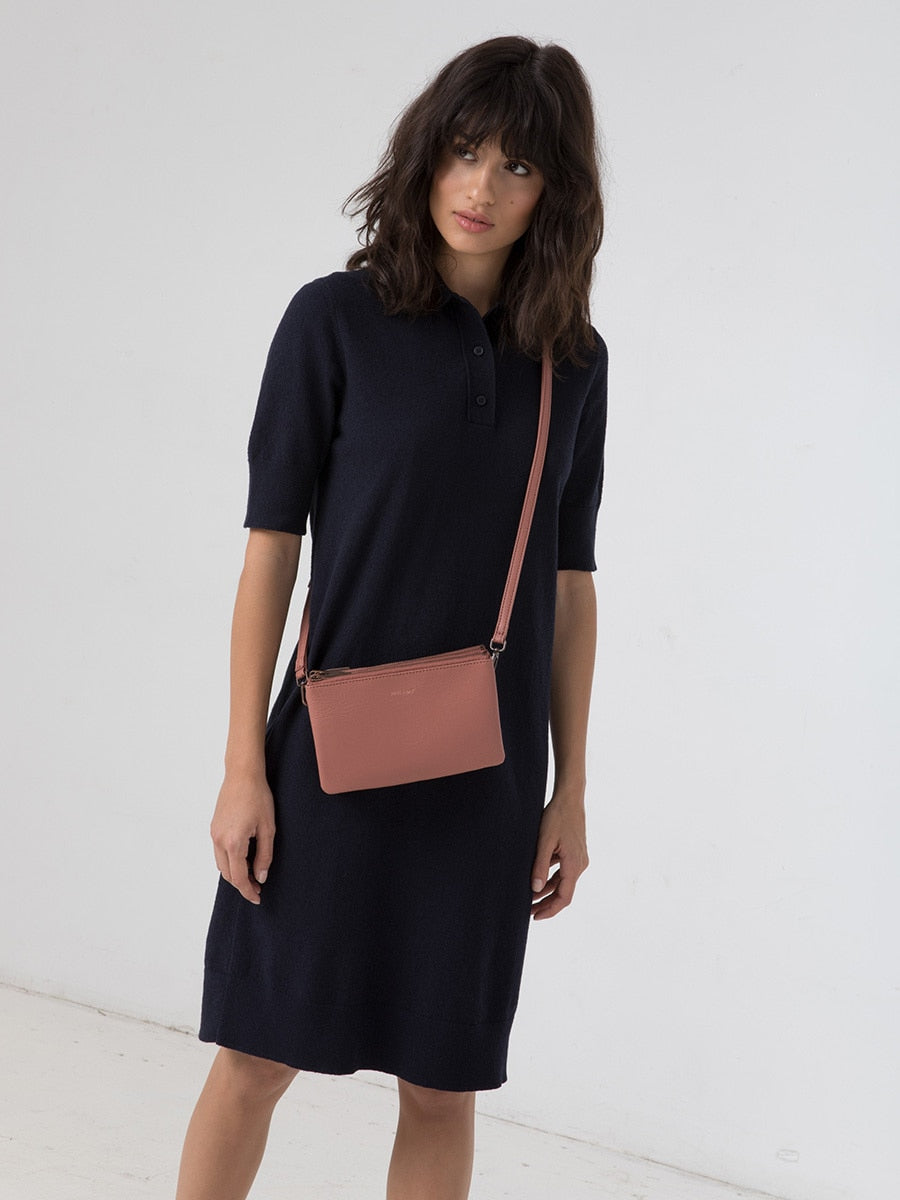 Matt & Nat Triplet Crossbody | Clay – Vegan Scene display picture 1